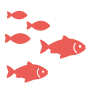 school of fish icon