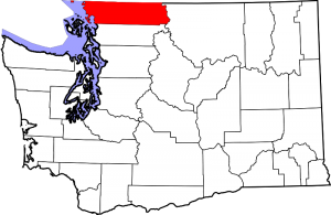 Location of Whatcom County in Washington State