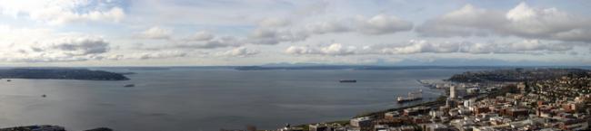 Puget Sound from the Space Needle. Photo courtesy of NOAA.