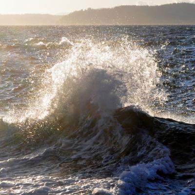 Waves crashing on the Puget Sound Photo: MikeySkatie (CC BY-SA 2.0) https://www.flickr.com/photos/mikeyskatie/5473869676