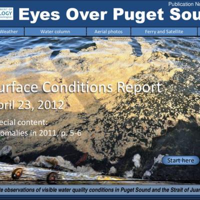 Eyes Over Puget Sound: Surface Conditions Report - April 23, 2012