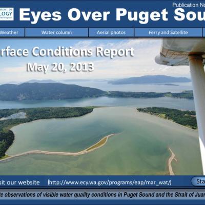 Eyes Over Puget Sound: Surface Conditions Report - May 20, 2013