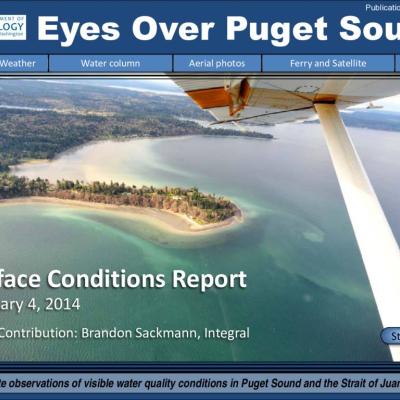 Eyes Over Puget Sound: Surface Conditions Report - February 4, 2014