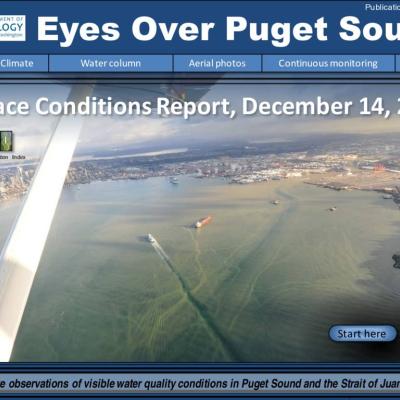 Eyes Over Puget Sound: Surface Conditions Report – December 14, 2015