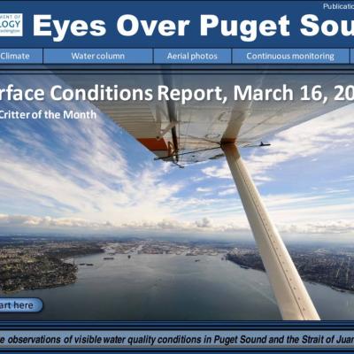Eyes Over Puget Sound: Surface Conditions Report – March 16, 2016