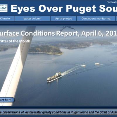 Eyes Over Puget Sound: Surface Conditions Report – April 6, 2016