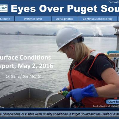 Eyes Over Puget Sound: Surface Conditions Report – May 2, 2016