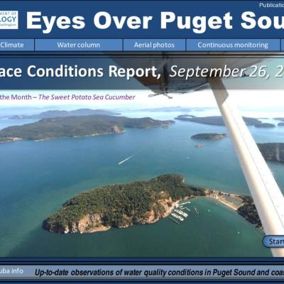 Eyes Over Puget Sound: Surface Conditions Report – September 26, 2016