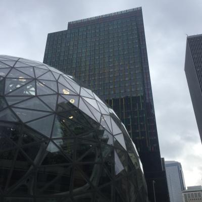 Amazon Spheres in Seattle. Photo: Jeff Rice