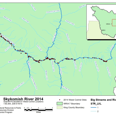 Appendix 5. Map of Skykomish/Tye River Control Locations 2014