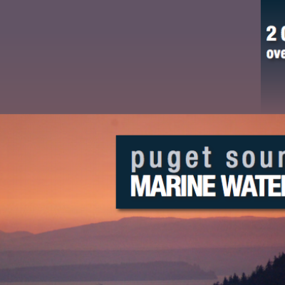 Puget Sound Marine Waters 2015 report cover