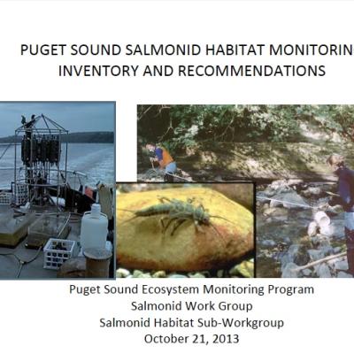 Puget Sound Salmonid Habitat Monitoring Inventory and Recommendations