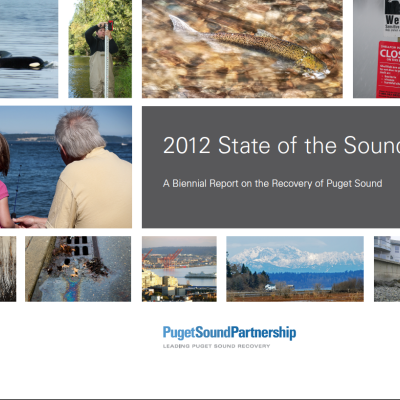 State of the Sound cover image; Puget Sound Partnership