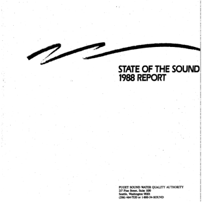 State of the Sound 1988 report cover image