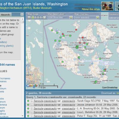 Floristic Atlas of the San Juan Islands, Washington screesnhot