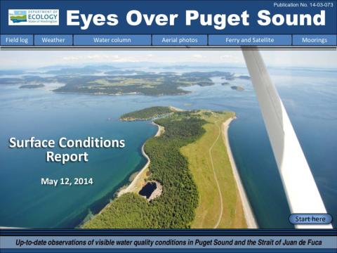Eyes Over Puget Sound: Surface Conditions Report - May 12, 2014