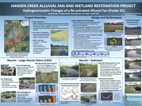 Hansen Creek Alluvial Fan and Wetland restoration project (Poster #1)