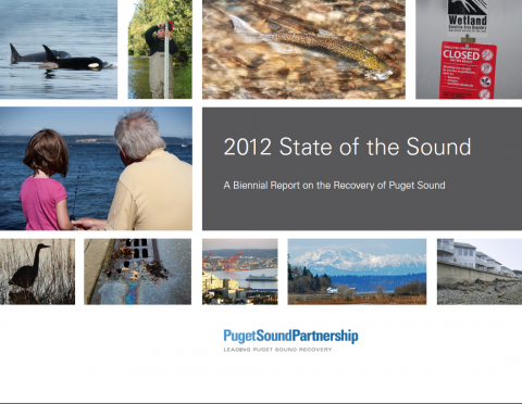 State of the Sound cover image; Puget Sound Partnership