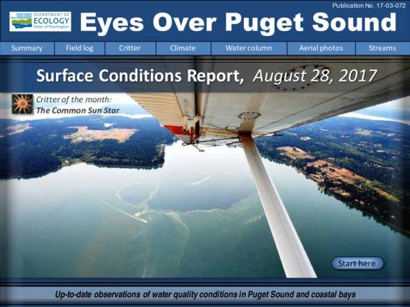 	Eyes Over Puget Sound: Surface Conditions Report August 28, 2017