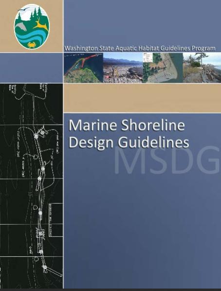 Marine Shoreline Design Guidelines report cover