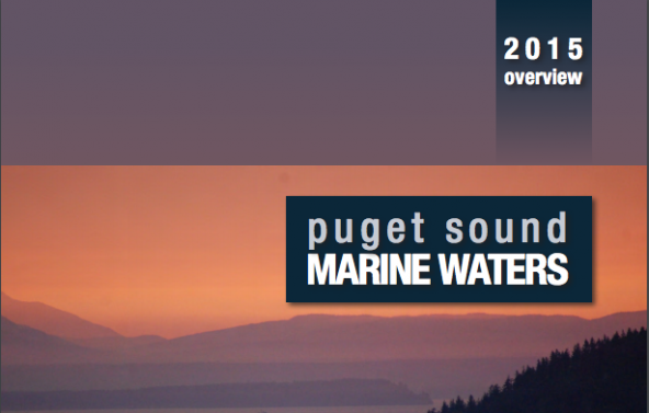 Puget Sound Marine Waters 2015 report cover