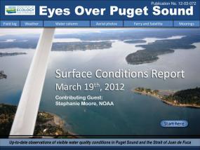 Eyes Over Puget Sound: Surface Conditions Report - March 19, 2012