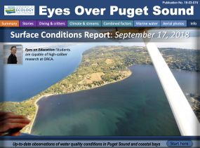 Eyes Over Puget Sound: Surface Conditions Report - September 17, 2018