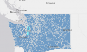 Screenshot of Washington Geospatial Open Data Portal