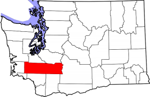 Location of Lewis County in Washington State