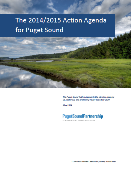 The 2014/2015 Action Agenda for Puget Sound cover page The 2014/2015 Action Agenda for Puget Sound cover page